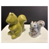 Vtg Miniature squirrel figurines