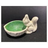 Vtg Japan hand painted squirrell dish 3.5" x ...