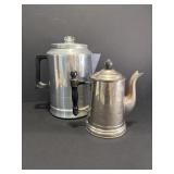 Vtg comet aluminum percolator coffee pot &..