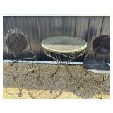 Bistro table & (20 chairs 22