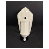 Antique Art deco white porcelain wall sconce
