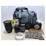 Nikon N200 Camera with accessories