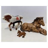 Vtg Ceramic horse figurines