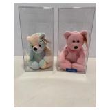 Ty Beanie Babies in case Sakura & Mellow