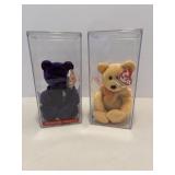 Ty Beanie Babies in case Sunny & Princess