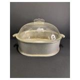 Vtg Guardian Service Aluminum large oval..