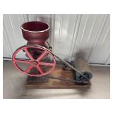 Antique cast iron grinder