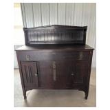 Antique Buffet with built in plate rack 48"W x....