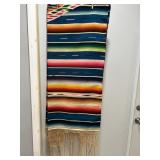 Mexican blanket 36"W x 80"H