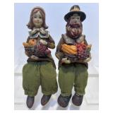 Thanksgiving pilgrim shelf sitters