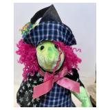 Vtg Ty Scary the witch 2000 10"H & Sue Lynns...