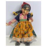 Rare Vtg witch 8"H