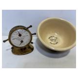 Newton MFG pottery bowl 6" dia., Newton ....