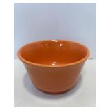 Vtg Haeger Pottery orange round bowl #3833..