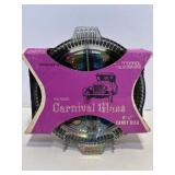 Federal glassware Carnival glass 8.5" candy dish