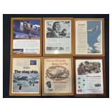 Framed Airplane Pictures 12'x15'
