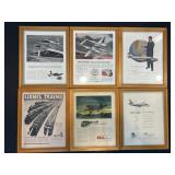 Framed Airplane Pictures 12'x15'