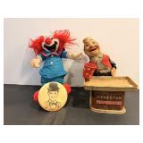 Cragtan Craps Shooter untested & Bozo Doll 11'H