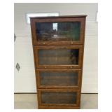 Wood Library Case 29'x12'x60'H  damaged
