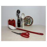 Coca Cola S& P, Ice Cream Scoops 6' Plate & Misc