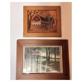 Hand Crafted Leather Coca Cola Picture 12'x10' &