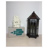 Partylite Carolers & Candle Lantern 17'H