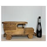 Wood Liquor Holder 16'x8' & Coors Light Bottle