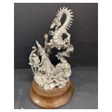 1989 Perth pewter 'The teaching' by John Dennett..