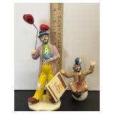 Emmett Kelly Jr. Hobo Clows 8'H & 5'H