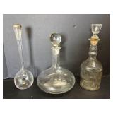 Vtg Misc decanters 12'-10' H