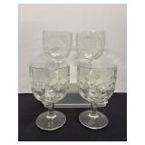 Vtg (4) goblets