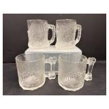Vtg Flintstones mugs McDonald's