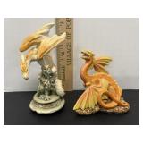 Vtg Enchantica 'Verratus' & desert colored dragon