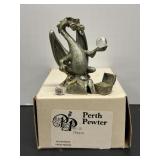 Vtg Perth Pewter AC-34 Dragon 3'H
