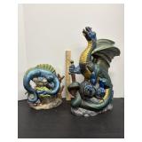 DHM 1997 Dragon ceramic statue  16'H &...