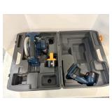 Ryobi 18V cordless power tool set with hard...
