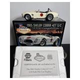 Vtg 1965 Shelby Cobra 427 s/c 1:24 scale with...