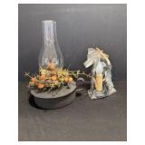 Decorative lantern with electric candle -NEW