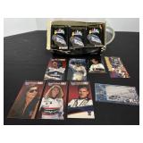 Vtg Nascar trading cards - open