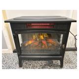Electric Fireplace Heater 24"W x 12"D x 23"H