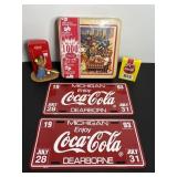Vtg Coca Cola puzzle unopened & License...