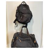 Plambag duffle bag & Valentino backpack