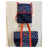 Vera Bradley Navy Blue sea turtle tote bag &..