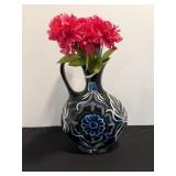 Planter vase made in Mexico 9"W x 4"D X 17"H