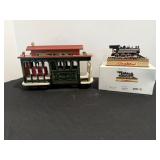 Pier 39 wooden musical train car & Dolly Wood...
