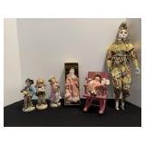 Avon figurines, Porcelain doll & misc