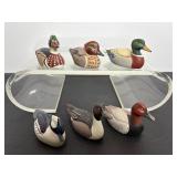 Vtg Avon collection duck series - miniatures