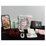 Beaded charger, charge card charger, ear buds ...
