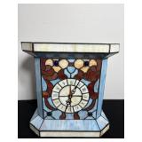 Tiffany style clock 11"H