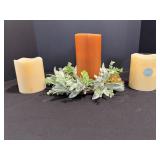 Battery operated candles & candle ring